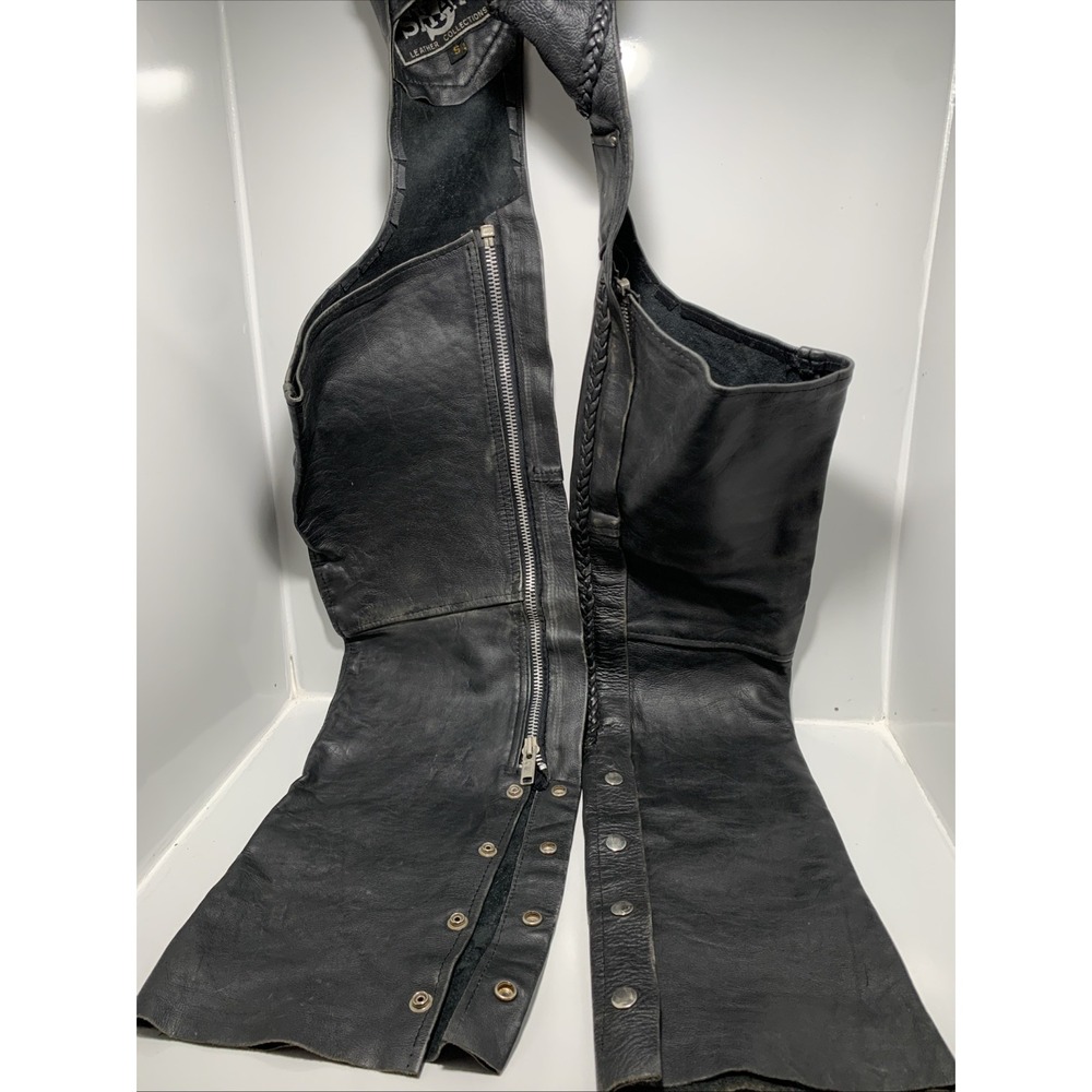 Shaf Brand Leather Chaps (Sz. Small)